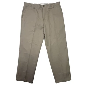 Dockers Essential Khaki Pants Mens Sz 32x30 Khaki Brown Straight Leg Flat Front - Bild 1 von 10