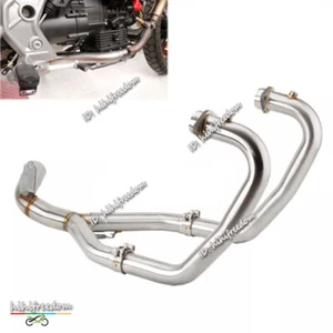 Cabezal de escape tubo de enlace medio Slip On para Moto Guzzi V85 TT 2021-2023 - Imagen 1 de 12