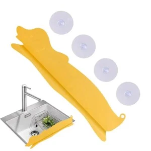 Bear/Dog Shape Sink Splash Guard Water Blocking Board Splash Protector - Picture 1 of 16