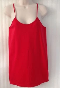 Woman Plus Seamless Cami Tank Top size 2XL/3XL New Red Christmas Spaghetti Strap - Picture 1 of 5