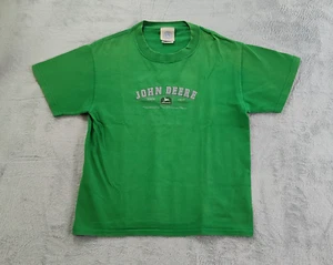John Deere T-Shirt Boys Large Green Short Sleeve Graphic Tee Shirt - Picture 1 of 10