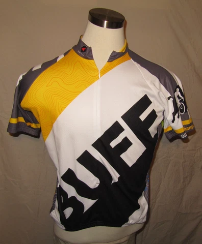 Colorado Buffaloes Mens Cycling Jersey, Black, Gold, White, Pactimo, Size L, EUC Cover