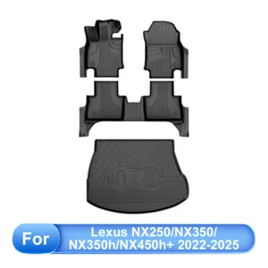 3D Car Floor Mats &Cargo Liners For Lexus NX250/NX350/NX350h/NX450h+ 2022-2025 - Picture 1 of 7