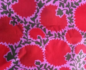 Kaffe Fassett PINKING FLOWER RED GP66 17” X WOF - Picture 1 of 1