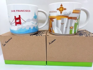 Starbucks Coffee Tea Mug "You Are Here" Collection Sanfrancisco/Arizona 14oz - Bild 1 von 3