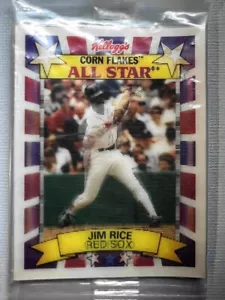 1993 KELLOGGS 3-D SUPER STARS BOSTON RED SOX JIM RICE BASEBALL CARD (NM/M) * - Picture 1 of 2