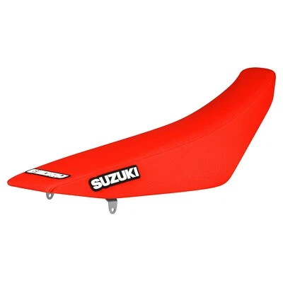 Cubierta de asiento con pinza Suzuki RMZ 250 2007-2009 de Enjoy Mfg logotipo todo rojo #56 Foto 1 de 4