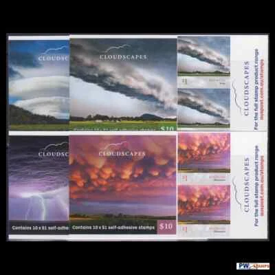 AUSTRALIA - 2018 Nature: Cloudscapes complete booklets ($40) - VF MNH - Image 1 of 4