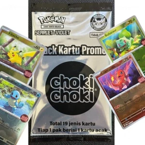 Pokemon Scarlet & Violet Choki Choki Campaign Card Indonesia LIMITED EDITION - Picture 1 of 3
