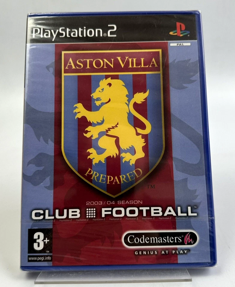 PS2 Aston Villa Club Football, New And Factory Sealed - Image 1 of 4