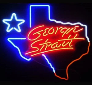 Texas Maps Lone Star Beer Custom Personalised Neon Sign Glass Wall Lamp 19"x15" - Picture 1 of 4