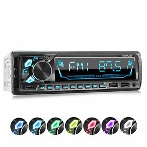 Radio samochodowe z zestawem głośnomówiącym Bluetooth 2x USB Micro-SD Mp3 Aux-In 1DIN