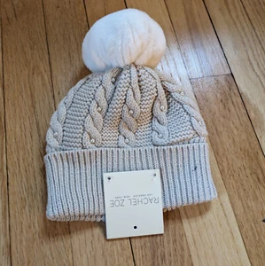 Rachel Zoe Faux Fur Trim Winter Hat for Toddler Girl - Picture 1 of 1