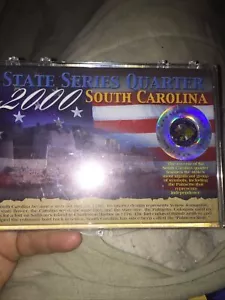 2000 South Carolina Limited Edition Collectible Colorized State Quarter with COA - Picture 1 of 6
