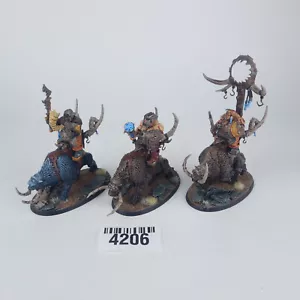 Games Workshop Warhammer Age of Sigmar Ogor Mawtribes Mournfang Pack - Foto 1 di 2