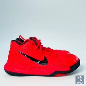 NIKE Kyrie 3 GS Three Point Candy Apple Red Shoes,869985-600, Girls 3Y READ* - Picture 1 of 11