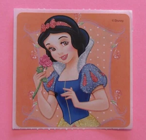 16 Flawed Disney Princess Snow White - Large Stickers - Glitter - Picture 1 of 2