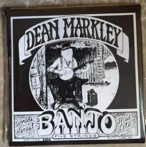 Dean Markley 2304 Banjo Strings-5/Medium Light Loop Ends-Made In USA-BRAND NEW. - Picture 1 of 2