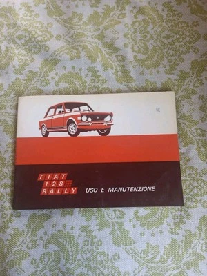 Fiat 128 Rally Libretto Uso e Manutenzione - Immagine 1 di 4