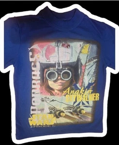 Boy's Vintage Star Wars Anakin Skywalker Pod Racing T-shirt - Picture 1 of 3
