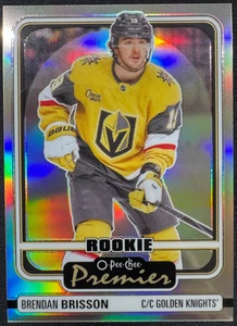 2024-25 O-Pee-Chee Platinum #OP25 Brendan Brisson Rookie Premier Rainbow - Vegas - Bild 1 von 2