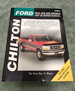 Chilton Ford Pick-ups and Bronco 1987-1996 Repair Manual  26664 - Picture 1 of 7