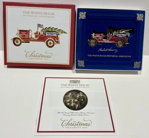2016 White House Historical Association Hoover Christmas Ornament Fire Truck - Picture 1 of 9