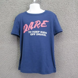 DARE Shirt Youth Small Blu per tenere i bambini fuori dalla droga Nordstrom Tee Slogan Nuova - Foto 1 di 8