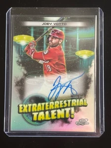 Joey Votto AUTO 2023 Topps Cromo Cosmico Extraterrestre Talento Variación ETAJV - Imagen 1 de 2