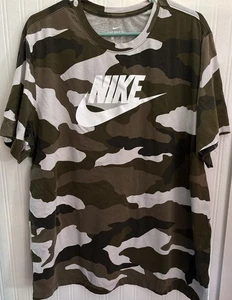 Camiseta Nike Camuflada Gráfico Logo Camiseta Algodón Para Hombre 2XL XXL - Imagen 1 de 9
