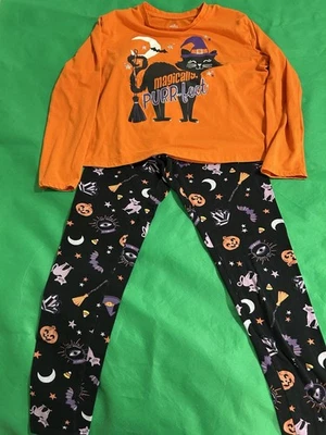 Halloween Kids 2-Piece Pajama Set - Way To Celebrate Size Kids 10/12 - Image 1 of 3