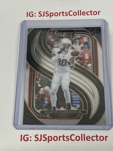 2024 Panini Select Marvin Harrison Jr #115 Premier Level Rookie Card - Picture 1 of 2