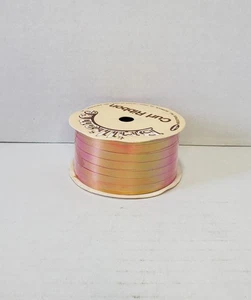 Vtg. New BERWICK Iridescent Curling Ribbon Red 3/16" x 30ft/10 YDS  - Picture 1 of 4