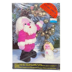Vintage 1978 Doodle Loom Santa Claus Kit With Pompon Makers NEW FACTORY SEALED - Picture 1 of 11