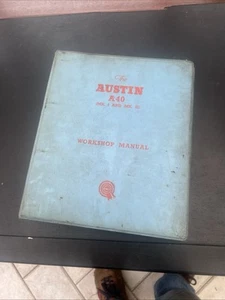 1959 Austin Seven BMC workshop manual - Picture 1 of 4