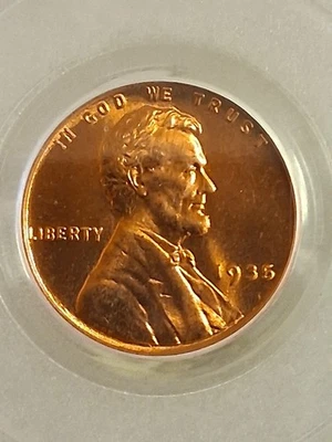 1935 PCGS MS67RD 1C - Image 1 of 4