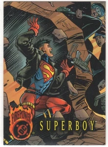 1996 Fleer DC Firepower SUPERBOY embossed card #56 - Picture 1 of 2
