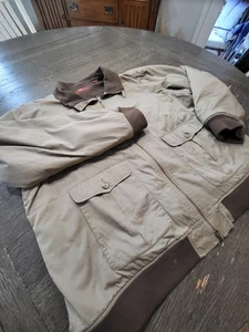 Chaqueta de bombardero de caza Bob Timberlake de colección años 90 con aislamiento 2XL ¡¡¡¡CÁLIDA!!!!! - Imagen 1 de 12