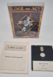 L'OEIL DE SET (1987) UBI SOFT ★ AMSTRAD CPC 664 6128 ★ Complet ★ Disquette OK ✅ - Bild 1 von 6