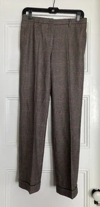 Malo Damen elegante Karriere Hose bunt vorne Plissee Wollmischung 30/30 - Bild 1 von 12