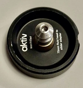 Gebrauchter Sachtler Adapter für 75mm aktiv Kopf auf Schieber S2080-0003 - Bild 1 von 4