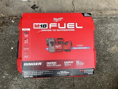 Ranuradora enrollable Milwaukee 2927-22 M18 FUEL 18V RINGER para 1-1/4" a 4" Sch 10/40 Foto 1 de 4