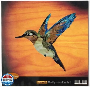 Jacamow Gitarre und Bass Instrument Inlay Aufkleber Kolibri - Bild 1 von 2