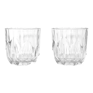Set of 2 Pasabahce Turkey TOPAZ Crystal Clear 10 OZ Old Fashioned Glasses - Picture 1 of 6