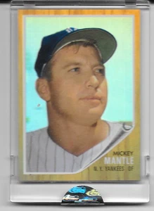 2007 Etopps Mickey Mantle 1962 Topps Chrome Refractor /999 SEALED RARE SP - Bild 1 von 2