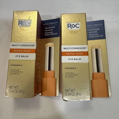 2x RoC MULTI CORREXION EYE BALM, REVIVE + GLOW - 0.14 OZ (4G) - Image 1 of 2