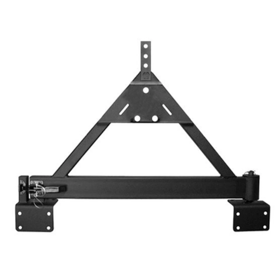 Rugged Ridge XHD Rear Spare Tire Carrier Mount for Jeep CJ5 CJ7 CJ8 Wranger TJ Foto 1 de 4