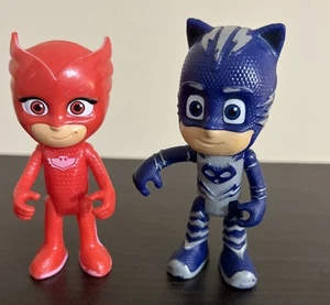 PJ Masks Catboy Owlette Figure 3.5” Articulated Frog Box Toy Poseable Preschool - Picture 1 of 2
