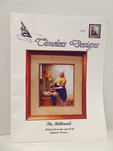 Timeless Designs Old Masters in Petit Point The Milkmaid Vermeer 2003 - Imagen 1 de 6
