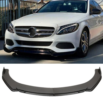 LABIO PARACHOQUES DELANTERO ASPECTO FIBRA CARBONO PARA MERCEDES BENZ W205 C300 C43 MODELOS AMG Foto 1 de 4